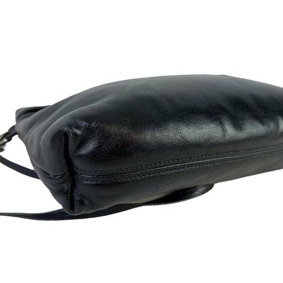 Etienne Aigner Womens Black Vintage Genuine Leather Shoulder Bag Purse Handbag - Picture 6 of 16